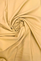 Gabardine Polyester Fabric - Khaki, Heavy Weight, 59/60" Width (1 Yard)