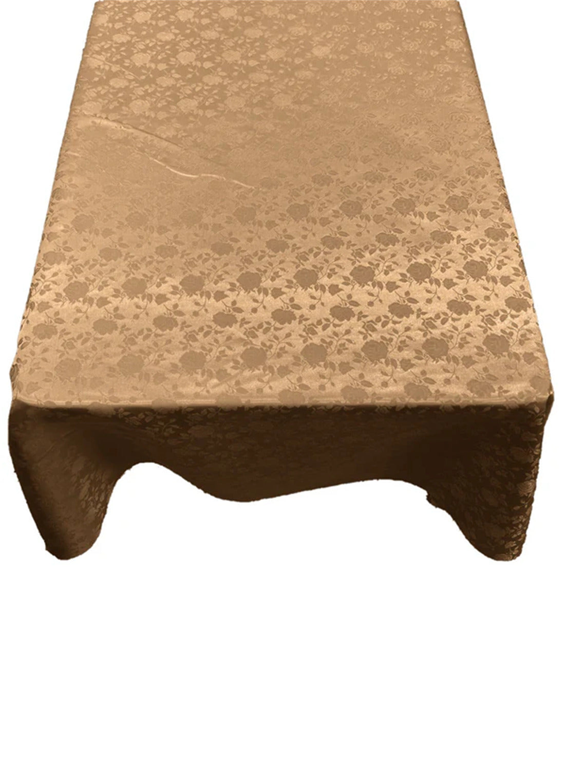 Roses Jacquard Satin Fabric - Rose Pattern, 60" X 108" (1 Piece)