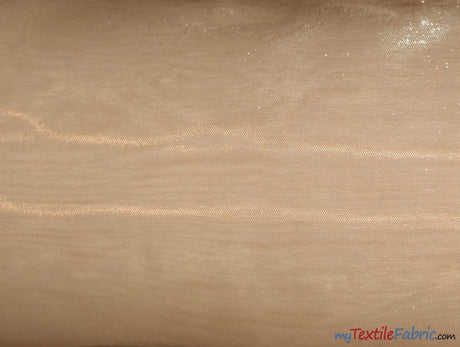 Mirror Organza Polyester Fabric - Sheer, Soft And Smooth, 58/60" Width (Continuous Yards & By Bolt)