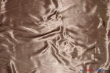 Silky Soft Medium Satin Polyester Fabric - Solid, 58/60" Width (70 Yard Bolt)