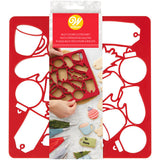 Wilton Christmas Multi-Cookie Cutter Sheet – 14 Shapes