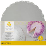 Wilton Silver 12-Inch Round Cake Platters, 8-Count