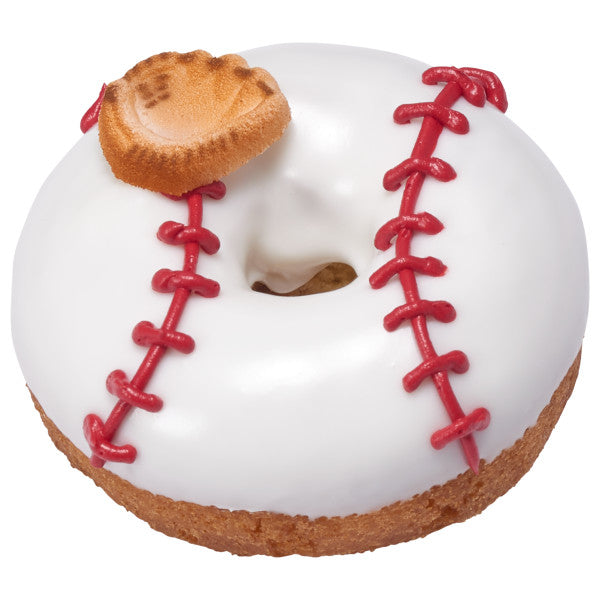 Baseball Assortment Sugar decorations Dec-Ons for Cupcake or Cake - set of 191