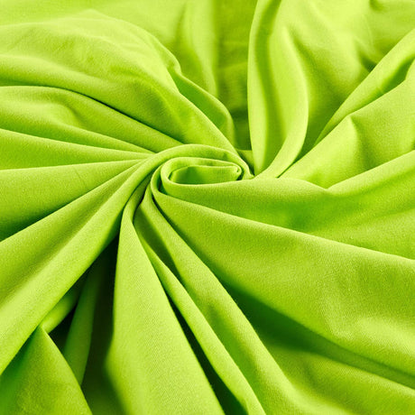 Interlock Knit Polyester Fabric - Solid Color, 58/60" Width, 100 GSM (1 Yard)