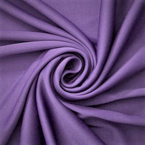 Interlock Knit Polyester Fabric - Solid Color, 58/60" Width, 100 GSM (1 Yard)