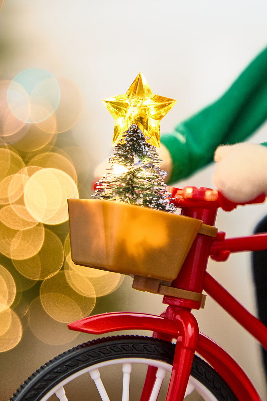 11.5" Mr. Christmas Mini Cycler Gnome