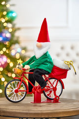 11.5" Mr. Christmas Mini Cycler Gnome
