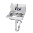 Krowne Metal HS-4 - 16" Wide Hand Sink with P-Trap with Overflow