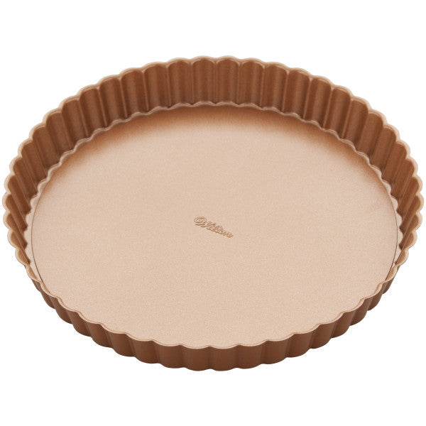 Wilton Fall Non-Stick Tart and Quiche Pan with Removable Bottom – 12 Inch