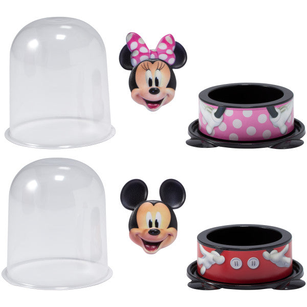 Disney Mickey Mouse and Minnie Mouse Jumbo cupcake holder - 16 sets