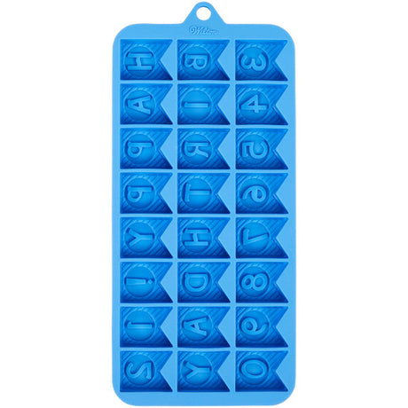 Wilton Silicone Happy Birthday Candy Mold, 24-Cavity