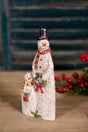 Resin Sparkly Snowman Family