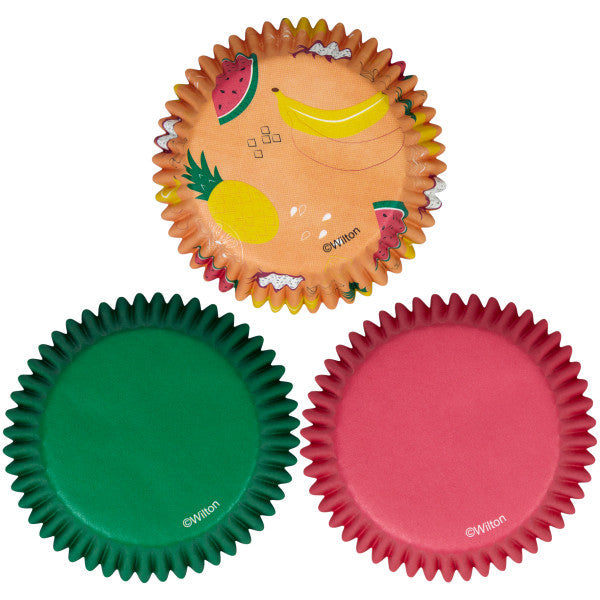 Wilton Tropical Party Standard Baking Cups, 75-Count