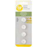 Wilton No. 6 Round Disposable Cake Decorating Tip Set, 4-Piece