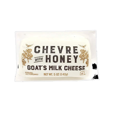 Chevre with Honey Goat Cheese Log Sweet Tangy Goat Milk Cheese for Spreads and Appetizers