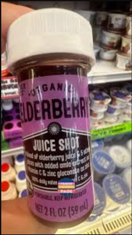 Organic Elderberry Juice Shot - 2 Fl Oz