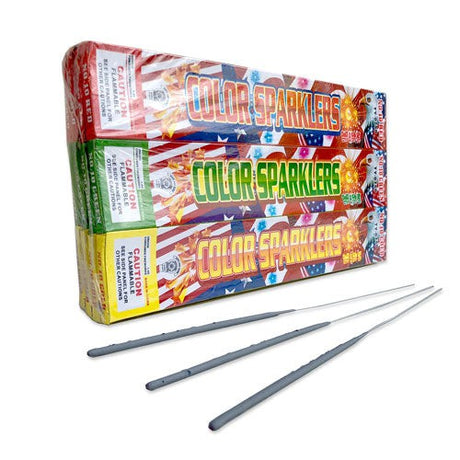 Sparklers 10 Inch Assorted Colors