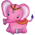 Foil Balloon Baby Elephant Pink