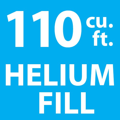 Helium Fill 110 Cu. Ft. Cylinder