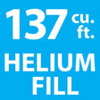 Helium Fill 137 Cu. Ft. Cylinder