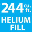Helium Fill 244 Cu. Ft. Cylinder