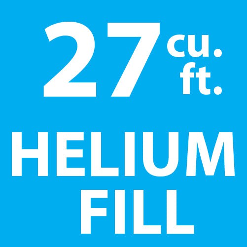 Helium Fill 27 Cu. Ft. Cylinder