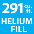 Helium Fill 291 Cu. Ft. Cylinder