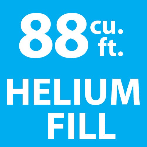 Helium Fill 88 Cu. Ft. Cylinder