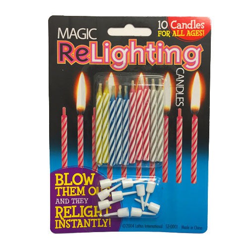 Birthday Magic Relighting Candles 10 Pack