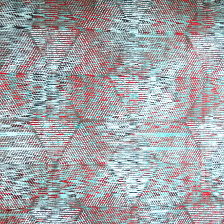 Nylon Spandex Swimsuit Fabric Labyrinth 36" Remnant
