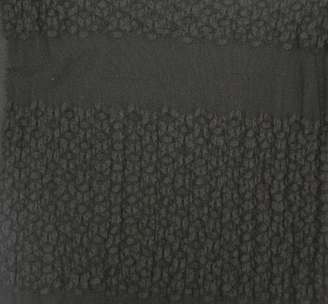 Lace 1D438 Black Nylon Cotton Spandex Fabric - Black, Lace, 54/56" Width (1 Yard)