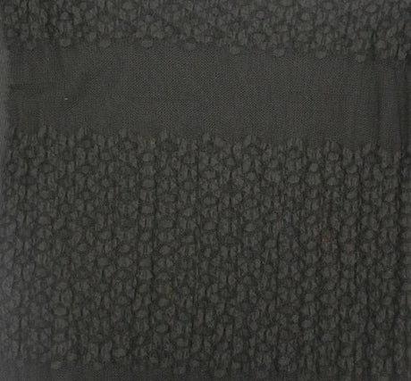 Lace 1D438 Black Nylon Cotton Spandex Fabric - Black, Lace, 54/56" Width (1 Yard)