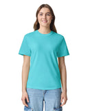 Comfort Colors 1717 Adult Tee Cotton Fabric - Lagoon Blue, Semi-Fitted, 4.5 Oz/Yd², 90% Ring Spun Cotton / 10% Polyester (1 Unit)