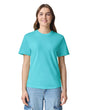 Comfort Colors 1717 Adult Tee Cotton Fabric - Lagoon Blue, Semi-Fitted, 4.5 Oz/Yd², 90% Ring Spun Cotton / 10% Polyester (1 Unit)