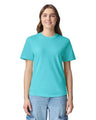 Comfort Colors 1717 Adult Tee Cotton Fabric - Lagoon Blue, Semi-Fitted, 4.5 Oz/Yd², 90% Ring Spun Cotton / 10% Polyester (1 Unit)