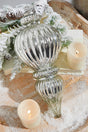 12" Lantern Antique Mercury Glass Ornament