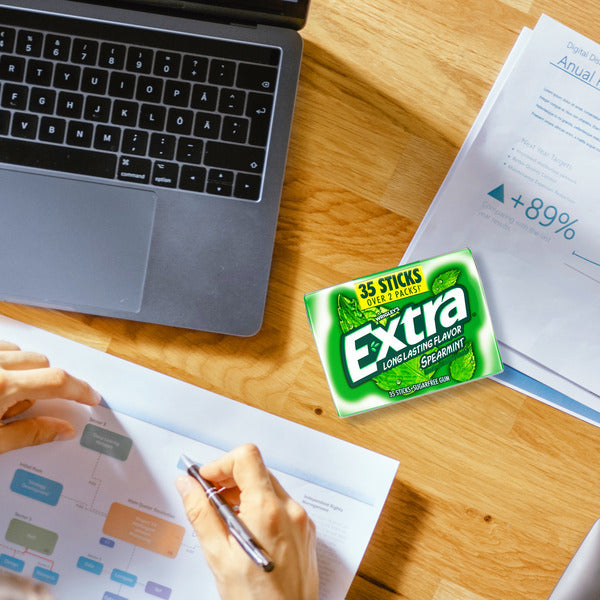 Extra Sugar-Free Spearmint Chewing Gum 35-Count Mega Pack
