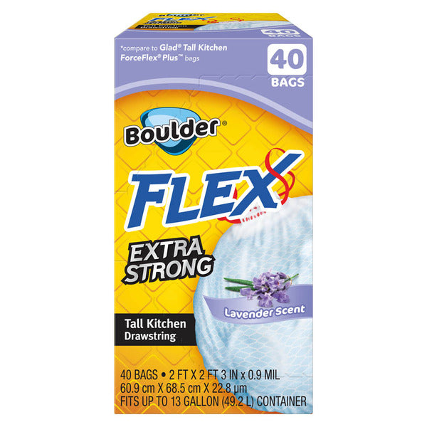 Boulder Flex Odor Control Kitchen Bag Lavender Scent