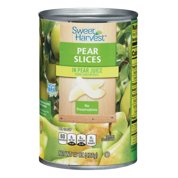 Sweet Harvest Pear Slices in Pear Juice