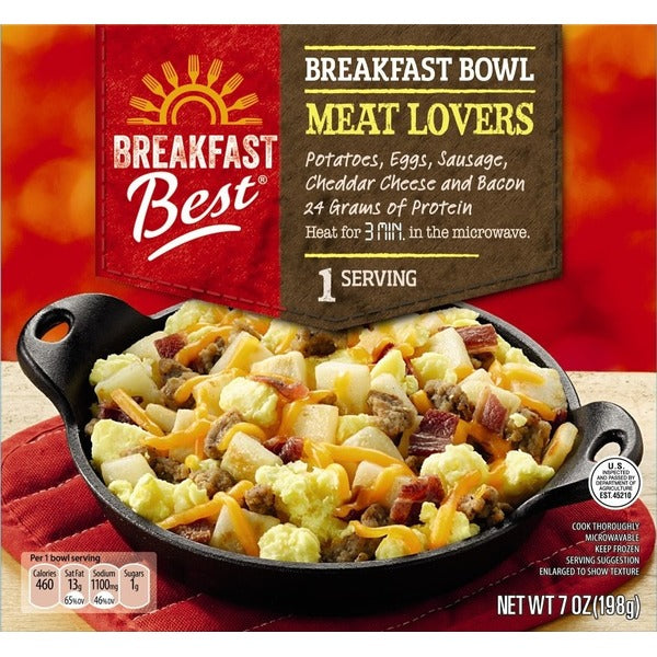 Breakfast Best Meat Lovers Breakfast Bowl