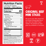 CHOMPS Chomplings Original Beef Mild 0.5 oz Snack Stick