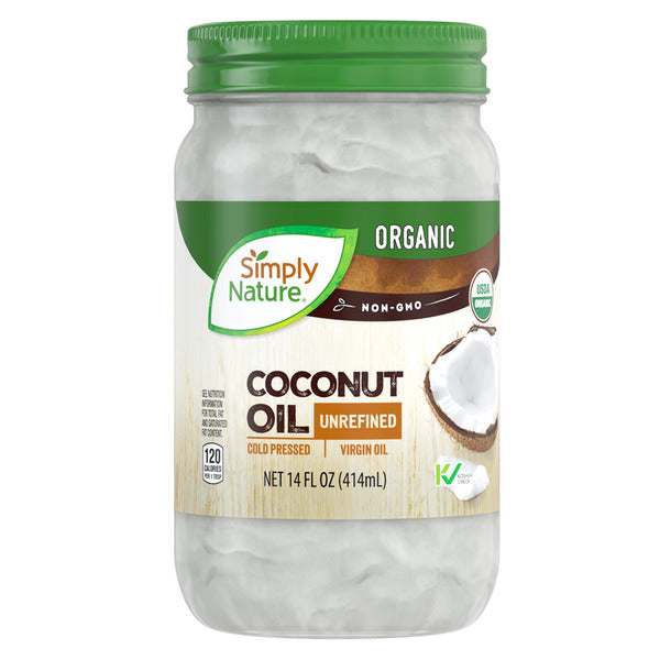 Simply Nature Organic Unrefined Coconut Oil