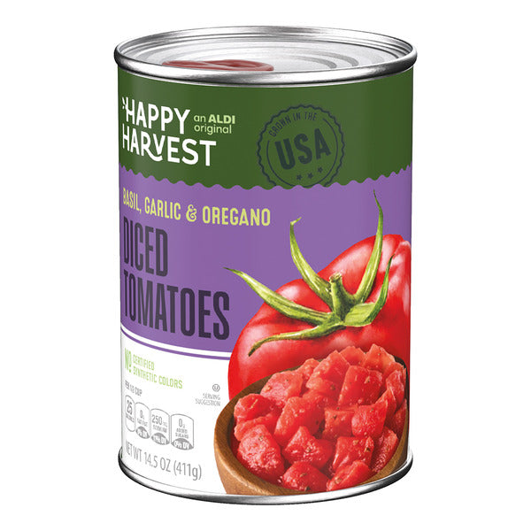Happy Harvest Diced Tomatoes with Basil, Garlic and Oregano