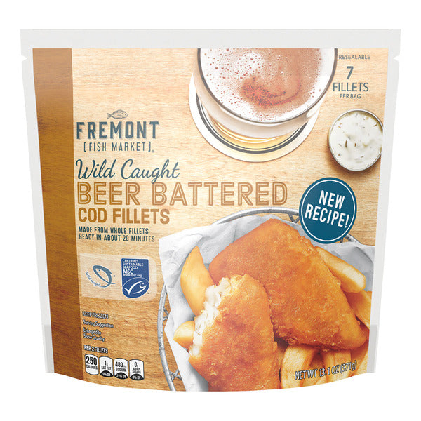 Fremont Fish Market Beer Battered Cod Fillets