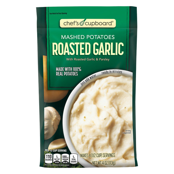 Chef's Cupboard Roasted Garlic Homestyle Instant Mashed Potatoes