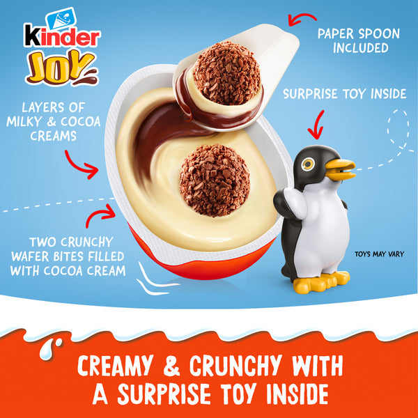 Ferrero Kinder Joy Chocolate Candy Egg with Toy 0.7 oz