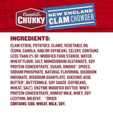 Campbell's Chunky New England Clam Chowder Soup, 18.8 oz Can