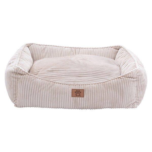 Heart To Tail Corduroy Plush Pet Bed - L