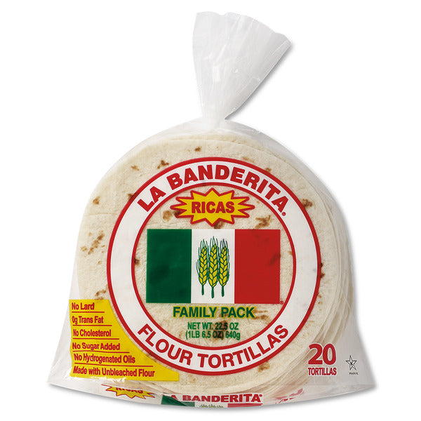 La Banderita Family Pack Flour Tortillas