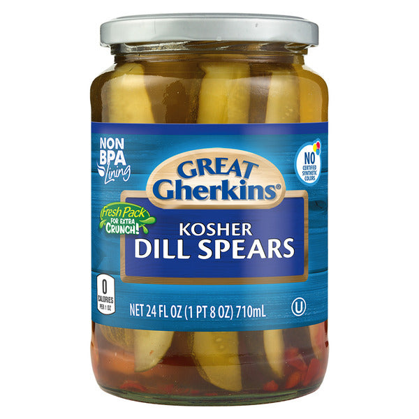 Great Gherkins Kosher Dill Pickle Spears
